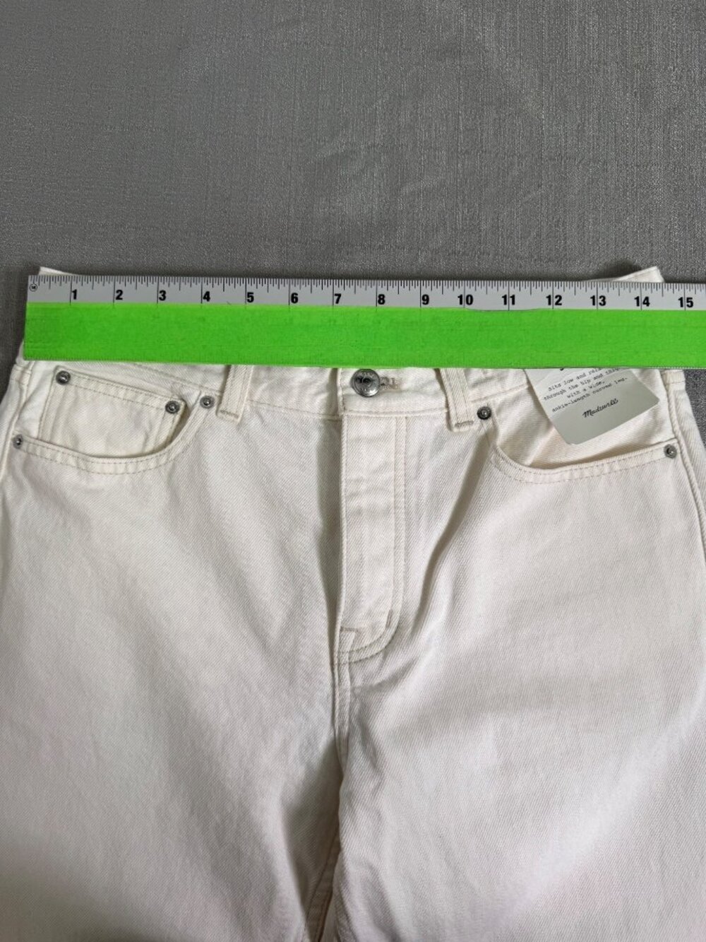 NWT Madewell Darted Barrel Leg Jeans Size 25 Petite Vintage Canvas Preppy Trendy - Picture 8 of 16